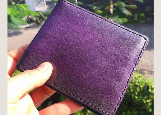 Purple Small Mens Wallet Gunny Straps for Audemars Piguet